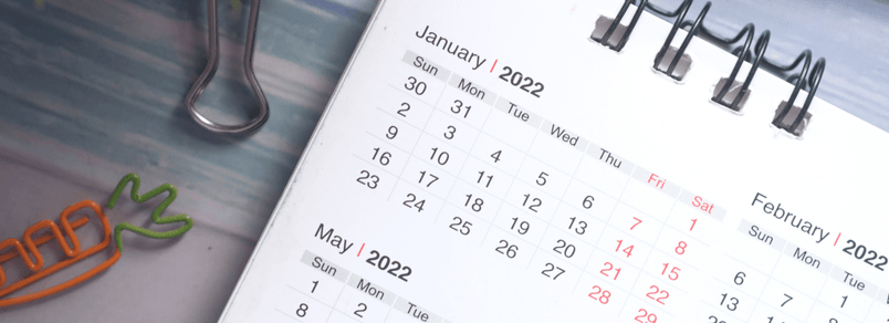 Overzicht feestdagen en schoolvakanties 2022