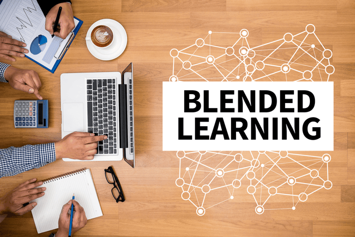 blended learning, blended learning models, blended learning methods, blended learning model, learning management system, learning process, blended learning environments, blended learning method, combines online educational materials, engage students, blended learning strategies, 