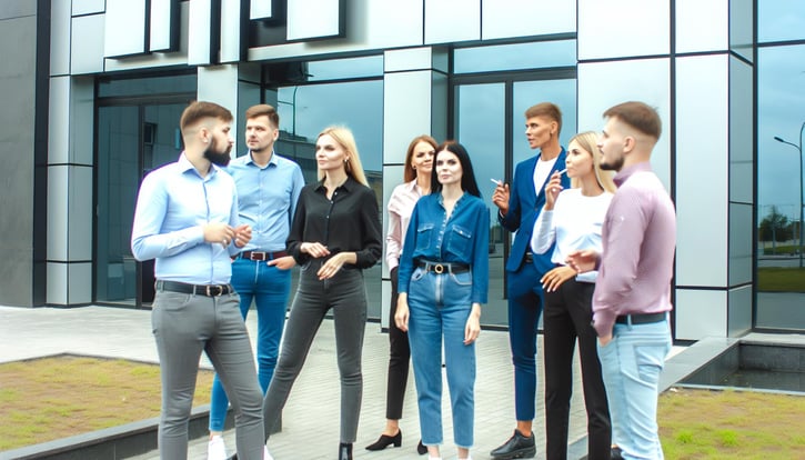 Raucher und Nichtraucher am Arbeitsplatz