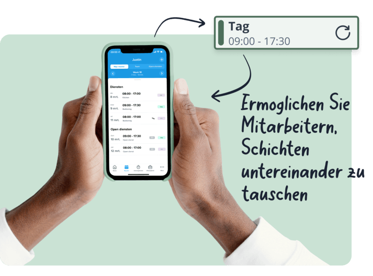 Schedule Page - ZigZag 6Die Definition der Employer Experience beginnt mit der Einsatzplanung.