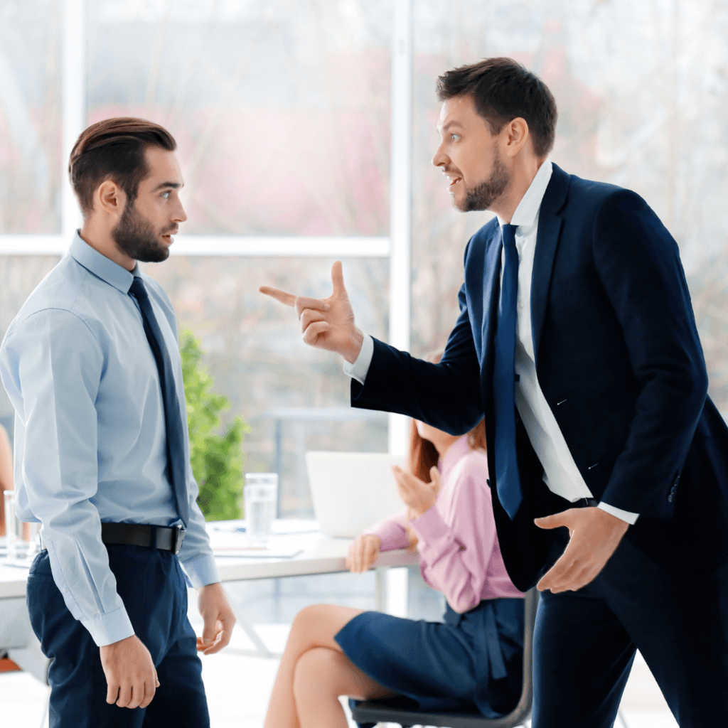werkgever en werknemer hebben een arbeidsconflict