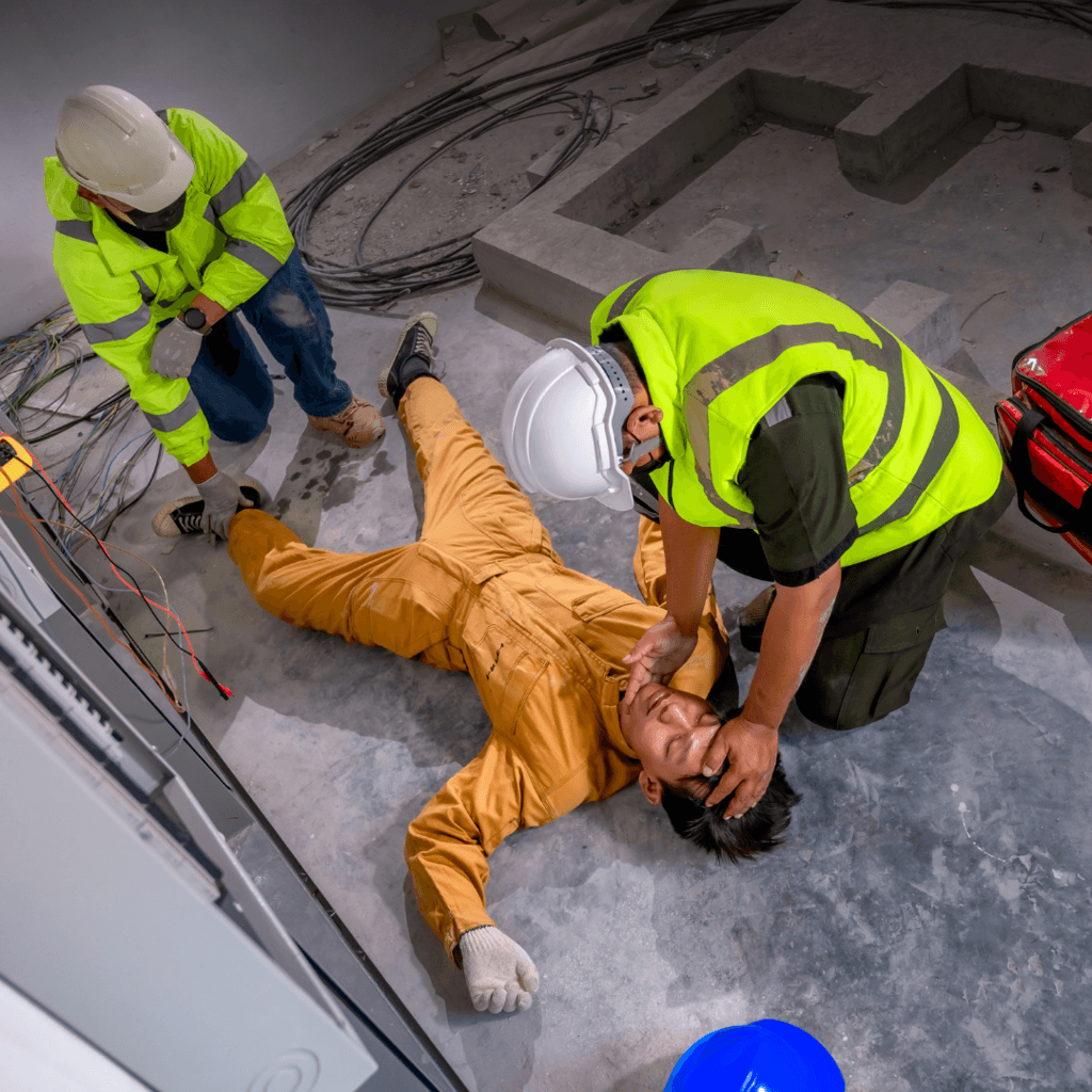 Arbeidsongeval op het werk