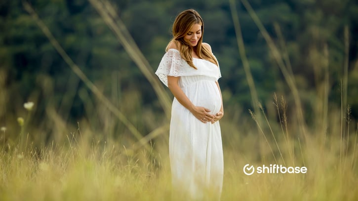 medewerker met zwangerschapsverlof