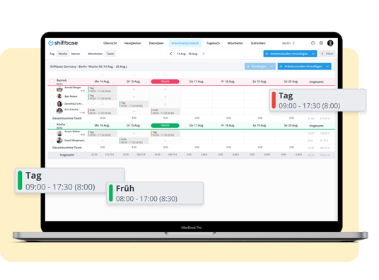 Time Tracking - ZigZag 1 - DE