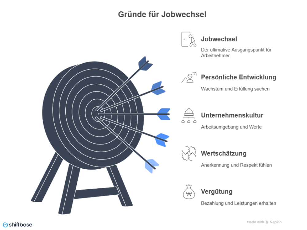 Top 5 Gründe für Job Hopping  - Shiftbase