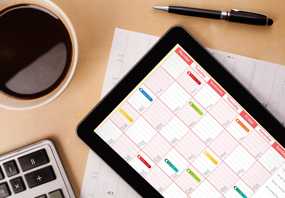 Kalenderplanung im Rahmen des Abwesenheitsmanagements