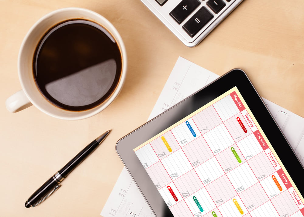 Beispiel einer effektiven Dienstplangestaltung im Kalender