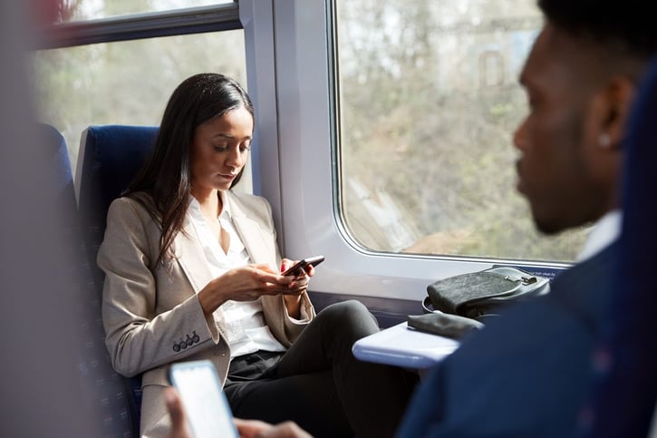 employee traveling for work symbolising travel time pay