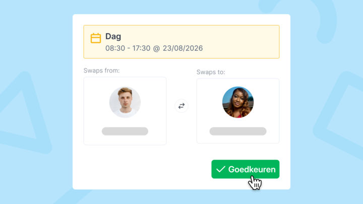 Dienstenruilen in Shiftbase