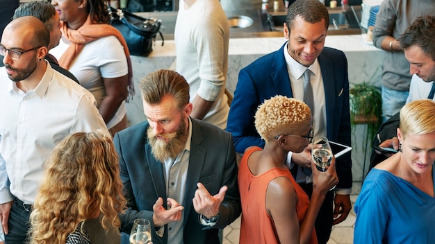 Hohes Potenzial sog. High Potentials bei einem Networking-Event
