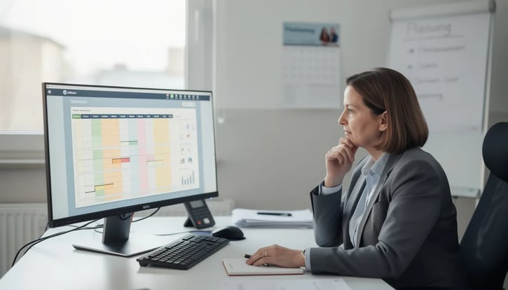 Dreimonatsfrist im Arbeitsrecht: HR-Mitarbeiter prüft Fristen und Mitarbeiteransprüche im Büro