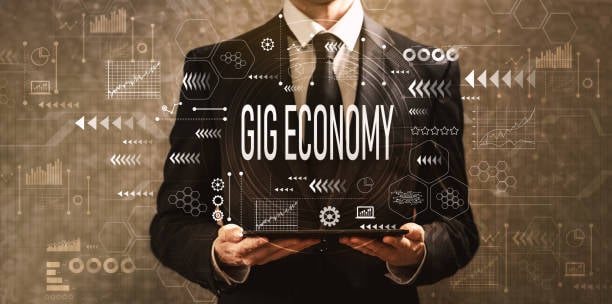 gig economy definition, gig worker, flexibel, aufträge, arbeitsmarktes, sharing economy, onlineplattform, studie, begriff, top experten, arbeitskräften