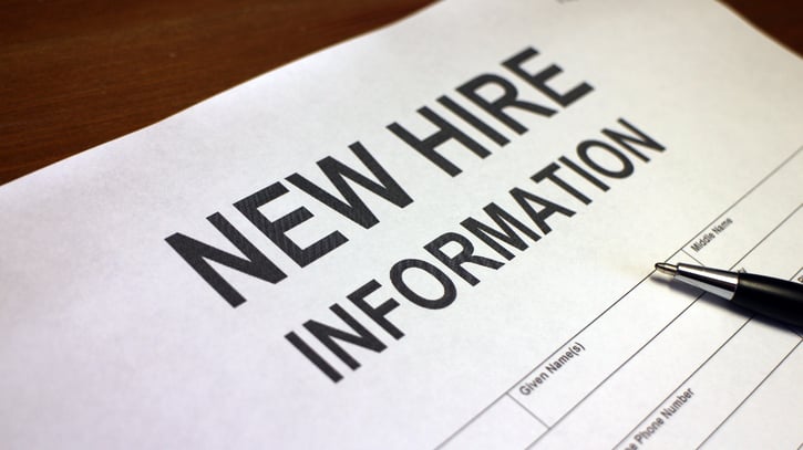 new hire information documentation