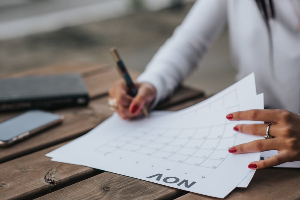 Arbeitgeber plant Zwangsurlaub im Kalender