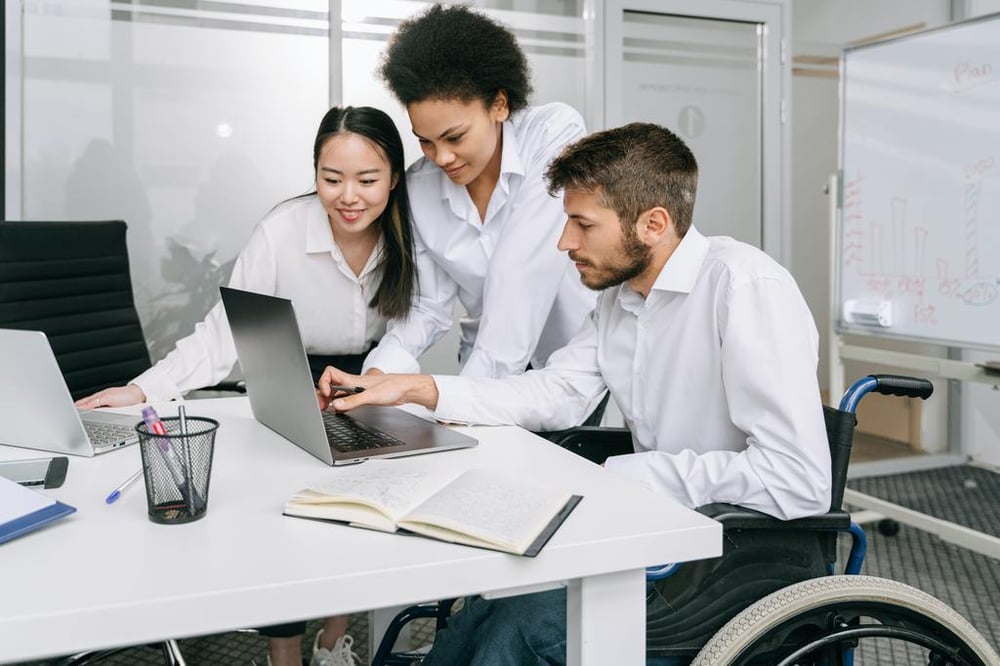 sprache, behindertenrechtskonvention, gruppen, begriff inklusion, menschen mit behinderung, menschenrecht
