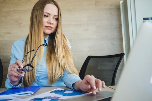 Manager or employer doing credit check on employees