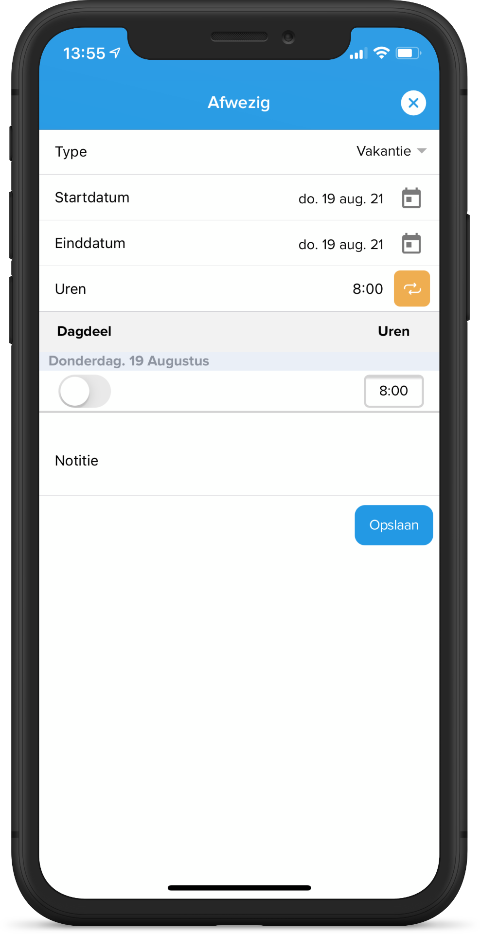 mobile-absencerequest-nl